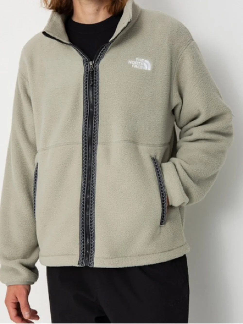 Mens The North Face Fleeski Full Zip Sherpa Fleece Coat Jacket XXL